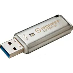 USB флеш-накопичувач Kingston IronKey Locker Plus 50 16GB USB-A 3.2 Gen 1 Silver [IKLP50/16GB] [101526] - мініатюра 3