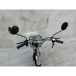 Електровелосипед Minako U18" 600W 48V 18Ah + вантажний посилений багажник сірий - мініатюра 5