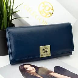 Кошелек женский кожаный Gregorio GS-100 классический синий