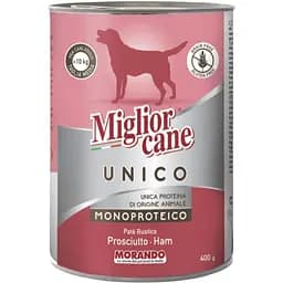 Вологий корм для собак Morando Migliorcane Unico Rustic прошуто 400 г