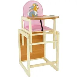 Стульчик и столик для кормления из кожзама Мася №2031