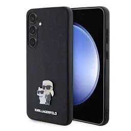 Чехол Karl Lagerfeld PU Saffiano Metal Karl and Choupette для Samsung Galaxy S24+ Black (57983119542)