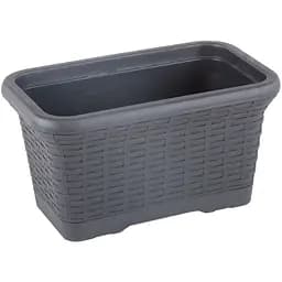 Горщик для квітів Serinova балконний Wire 6.5 л антрацитовий (HB01-Antrasit)