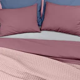 Плед-покривало Cosas Greek Waffle Flamingo вафельне 110х140 см (Blanket_11Flamingo_GreekWaffle_110x140) - мініатюра 2
