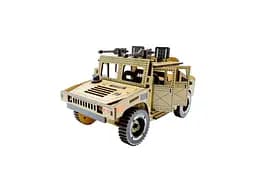 Дерев'яний 3D конструктор Humvee, PuzzleOk (Puz-00927), 100 дет. - мініатюра 2