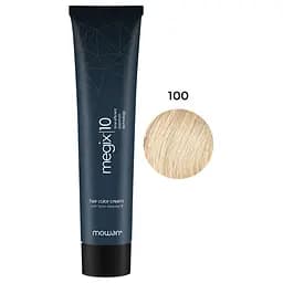 Фарба для волосся з низьким вмістом аміаку Mowan Megix10 100 ультра світлий натуральний блонд 100 мл