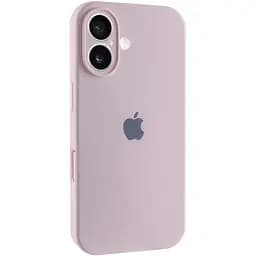 Чохол Epik Silicone Case Full Camera Protective AA для Apple iPhone 16, 6.1 Рожевий/Chalk Pink