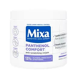 Крем для обличчя, тіла і рук Mixa Panthenol Comfort для чутливої шкіри 400 мл
