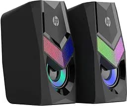 Акустична система 2.0 HP DHE-6000, 3,5мм + USB, 6Вт, LED RGB (DHE-6000)