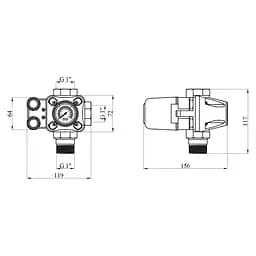 Реле тиску механічне Agua SK-9 (CV035278) - мініатюра 4
