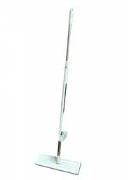 Швабра миюча Good Idea Spin Mop з віджимом 360 для миття підлог з мікрофіброю 120х35х11 см Бірюзовий