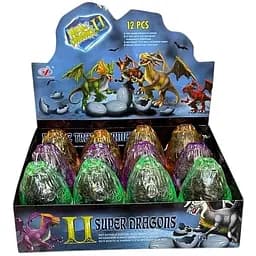 Іграшка-сюрприз Dino Toys Супер дракон 10 у кулі зелена (Q9899-10)