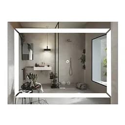 Дзеркало Mixxus Light MR01-90x70 (годинник, LED-підсвічування, антизапотівання) MI5999