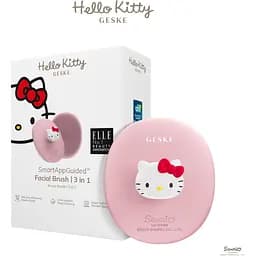 Щітка для обличчя GESKE Facial Brush З в 1 by Hello Kitty з тримачем рожева