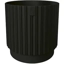 Горщик для квітів Form-Plastic Міка Циліндр Петіт Eco-22 6.7 л чорний (5310-084)