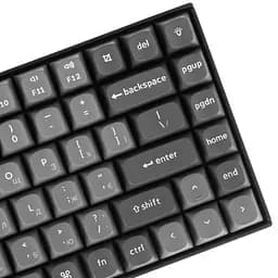 Keychron Клавіатура механічна K2 Max 84Key, K Super Brown, WL/BT/USB-A, Hot-Swap, QMK, EN/UKR, RGB, чорний - мініатюра 6