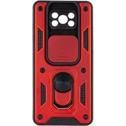 Чохол Ummi Camshield Serge Ring для Xiaomi Poco X3 NFC / Poco X3 Pro Червоний / Red