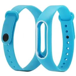 Силиконовый ремешок Primo для фитнес-браслета Xiaomi Mi Band 2 Blue White