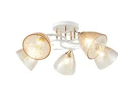 Люстра декоративна V 6364-5 WH+FG