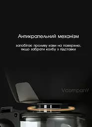 Кавоварка крапельна фільтраційна Grunhelm Кавомашина з автоматичною підтримкою температури, Кавоварка для дому 600 Вт - мініатюра 9