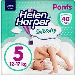 Підгузки-трусики Helen Harper Soft & Dry 5 (12-17 кг), 40 шт.