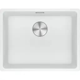 Кухонна мийка Franke Maris, фраграніт, прямокутник, без крил, 553х433х200мм, чаша - 1, під стільницю, MRG 110-52, білий