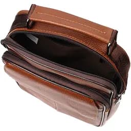 Шкіряна чоловіча сумка Vintage 19х25х6,5 см sum0023578 - мініатюра 4