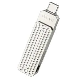 Флеш-накопичувач WIWU Wi-FD001 3in1 (USB-A/C/L) USB 3.0 — 32GB Silver - мініатюра 2