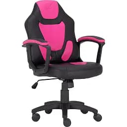 Геймерское детское кресло GT Racer черное с розовым (X-1414 Black/Pink)