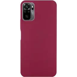 Чохол Ummi Silicone Cover Lakshmi AA для Xiaomi Redmi Note 10 Pro/10 Pro Max Бордовий/Marsala