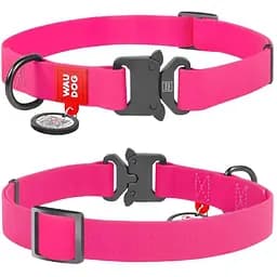 Нашийник Waudog Waterproof з QR паспортом водостійкий металева пряжка-фастекс Розмір М (4823089327662)