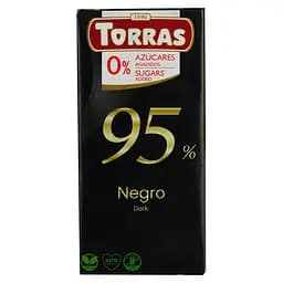 Шоколад черный Torras 95% без сахара 75 г