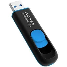 Флеш накопитель A-DATA USB 3.2 UV 128 512 Gb черно-синий