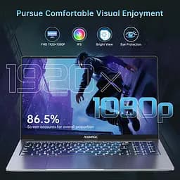 Ноутбук de Ігровий ACEMAGIC,7 5700U,16GB DDR4 512GB,Radeon RX Vega 8,Windows 11 Home,BT5.2,Wi‑Fi 6 - мініатюра 4