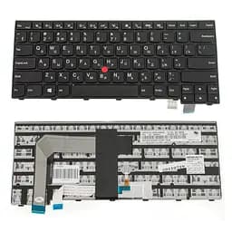 Клавіатура для ноутбука LENOVO (ThinkPad: T460S, T470S) rus, black (оригінал)