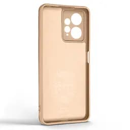 Силиконовый чехол для Xiaomi Redmi Note 12 4G, Icon Ring, пудровый, панель-накладка, с кольцом-подставкой на 360°, противоударный, возможность использования магнитных держателей, ArmorStandart (ARM68806) - мініатюра 2