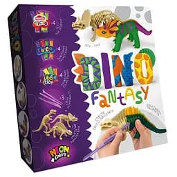 Набор креативного творчества "Dino Fantasy" Danko Toys DF-01 укр Стегозавр