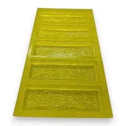 Гибкая полиуретановая форма для изготовления декоративного кирпича A.N.B. "ПАРИЖ СО ШВОМ" на 5 плиток