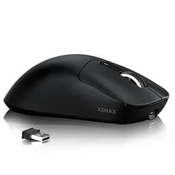 Ігрова бездротова мишка Attack Shark X3MAX / Три режими підключення / 42000DPI / Сенсор PAW3950 / Black - мініатюра 2