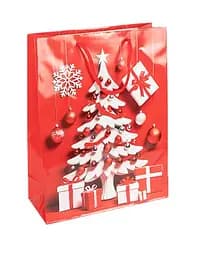 Пакет подарочный "Новый Год" 2578-1 вертикальный 18*21,5*8 см, ручка-шнурок (6900077488999) Вид 4