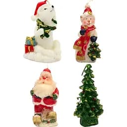 Декоративная новогодняя свеча Devilon 9 см 1 шт. в ассортименте (790661-2)