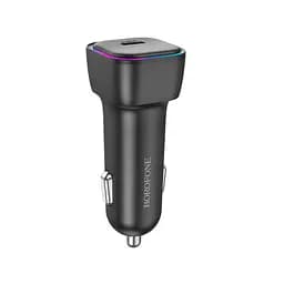 Автомобильное зарядное устройство BOROFONE BZ28 Trophie single port PD30W car charger черный