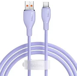 Кабель Baseus Pudding Series Fast Charging Cable USB to Type-C 100W 2m P10355703511-01 Purple