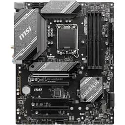 Материнська плата MSI LGA1700, B760 Gaming PLUS WIFI, B760, 4xDDR5, Int.Video(CPU), 4xSATA3, 2xM.2, 2xPCI-E 16x 4.0, 3xPCI-E 16x 3.0, ALC897, RTL8125BG, WiFi 6E, Bluetooth 5.3, 8xUSB3.2/6xUSB2.0, HDMI/DP, ATX