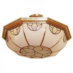 Люстра Brille Тіффані торт стельова E27 60W PB (BL-635C/6)