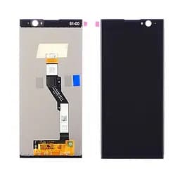 Дисплей для Sony H4413 Xperia XA2 Plus с черным тачскрином