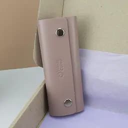Подарунковий жіночий набір Handycover №54 (нюдовий) гаманець + ключниця + обкладинка на паспорт - мініатюра 2