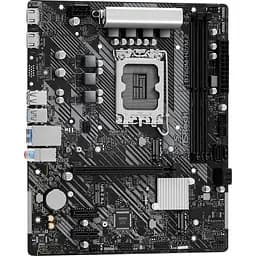 Материнська плата ASRock B760M-H2/M.2 (1700/B760, 2xDDR5, 1xPCIex16, 4xSATAІІІ, 2xM.2, GLan, 7.1ch, mATX) - мініатюра 2