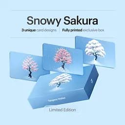 Криптогаманець Tangem Wallet 2.0 Snowy Sakura набір з 3 карток (TG-SAKURA2) - мініатюра 2