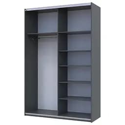 Шафа-купе Doros G-Caiser 2 ДСП 160х60х240 см Дуб Евок/Графітовий (42005074) - мініатюра 11